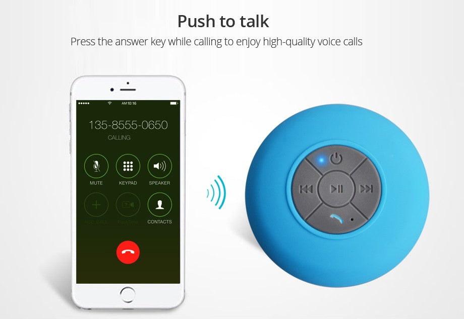Waterproof Bluetooth Mini Speaker - Trendences