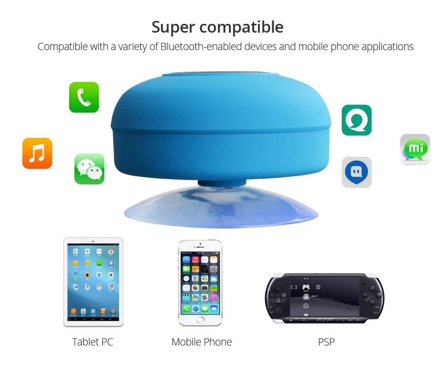 Waterproof Bluetooth Mini Speaker - Trendences