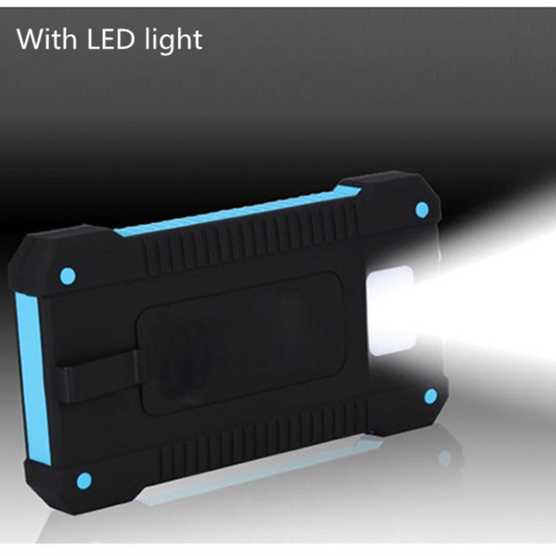 Solar Waterproof 20000 mAh Portable Power Bank with LED - Trendences