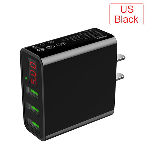 Multi USB Travel Charger 15W 3 Slots - Trendences